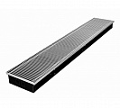 Внутрипольный конвектор Gekon Eco с решеткой RNA H08 L200 T30 без клапана